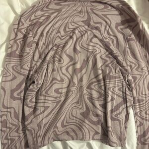 PacSun Purple Swirl Long Sleeve Tee